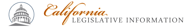 California Legislative Information - CA.gov